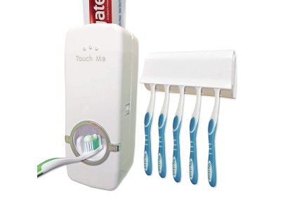 Dávkovač zubní pasty držák zubního kartáčku