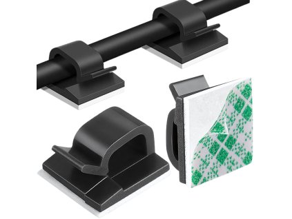 Kabelový organizér držák na kabely 10ks