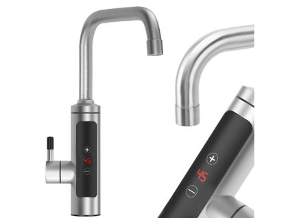 Elektrický průtokový ohřívač vody kohoutek lcd kuchyňská baterie 3000w