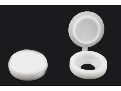 KRYTKY NA ŠROUBY 100 KS BÍLÉ (400)