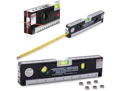 Laserová vodováha s led osvětlením 24 cm