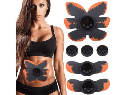 Elektrostimulátor 3x ems stimulátor břišních svalů