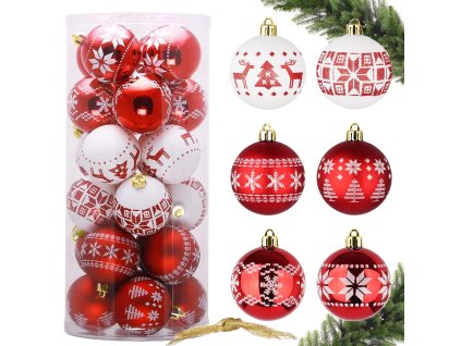 Sada 30 ozdob na vánoční stromeček