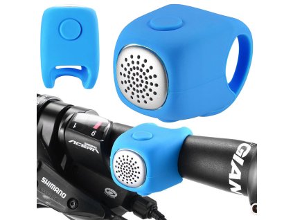 Elektronické bicyklové zvonkové hodiny elektronická hlasitost 120 db odolné vodě