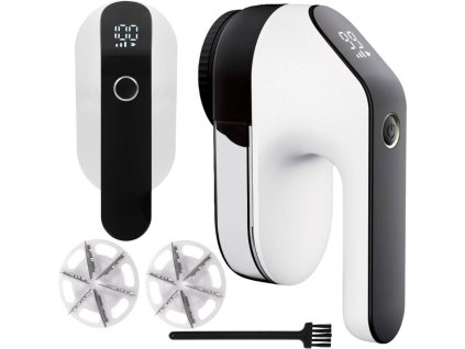 Elektrický holicí strojek na pomačkané svetry látky čalounění velký lcd displej