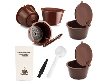 5 x opakovaně použitelné kávové kapsle dolce gusto