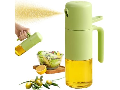 Rozprašovač oleje, octa, dávkovač ve spreji 210 ml, skleněný rozprašovač
