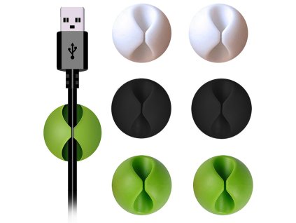 Držák na kabely 6 ks.