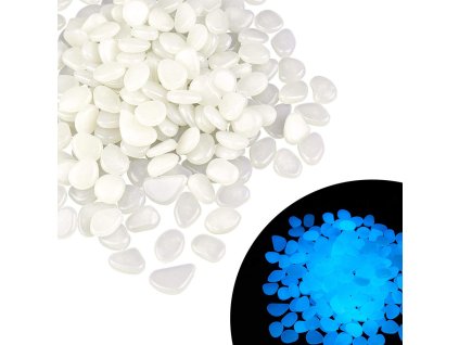 Fluorescentní svítící kamínky 100 ks