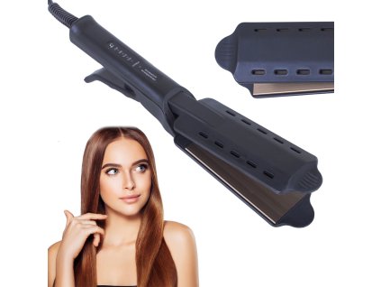 Keramická žehlička na vlasy lehká regulace