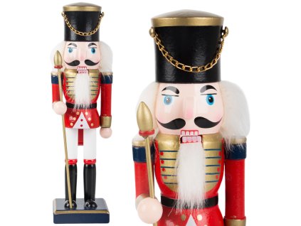 Louskáček dřevěný voják dekorativní vánoční figurka dárek