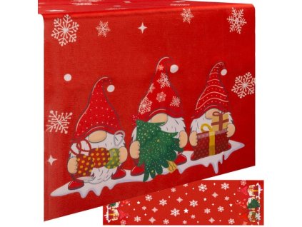Vánoční běhoun na stůl 150x40cm Ruhhy 22484
