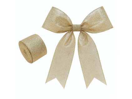 Vánoční stuha na mašle, vánoční dárková stuha 5cm x 2m KSN137