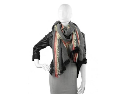 Meruňková ombré šála SZALS2