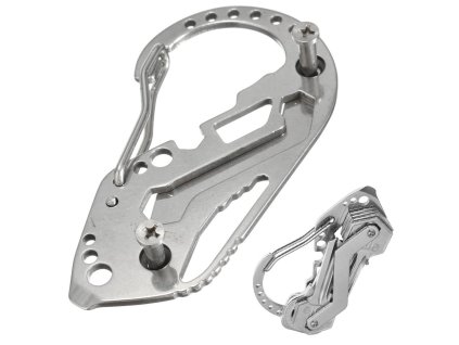 Karabina na klíče, multitool pro přežití