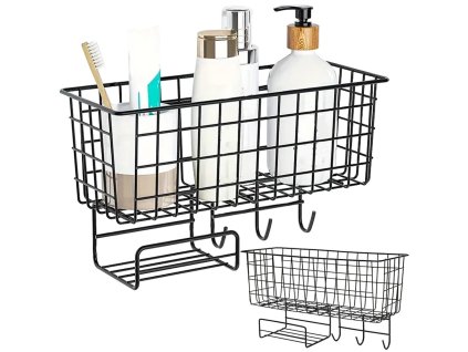 Police kuchyňský organizér kontejner půdní přívěsek 3 x háčky rukojeti