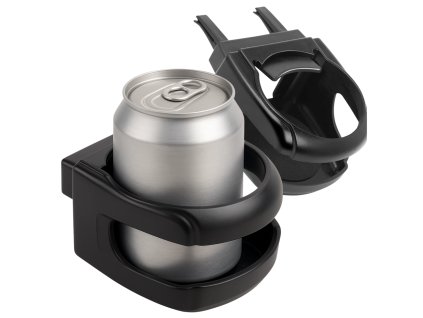 Držák na nápoje do auta do větracího otvoru, černý, nastavitelný