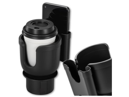 Univerzální nastavitelný držák na pohár a telefon do auta