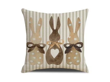 Povlak na polštář 45x45 cm s jarním BOHO motivem POD140