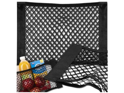 Síť do kufru auta 30x25cm s elastickým suchým zipem