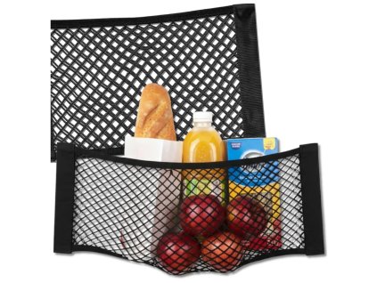 Síť do kufru auta 40x25cm elastická se suchým zipem