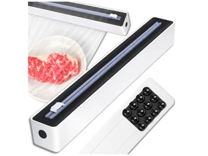 Dávkovač kuchyňské fólie, řezačka, podavač, dávkovač