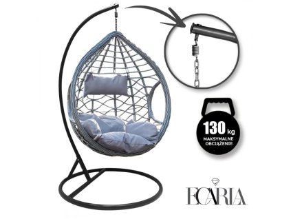 Závěsné houpací křeslo Cocoon s polštáři KR26