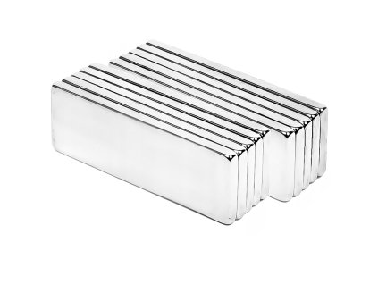 Sada 10 kusů vysoce pevných neodymových magnetů