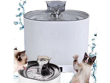 Fontánka pro psy automatická + filtr 2l pohybový senzor