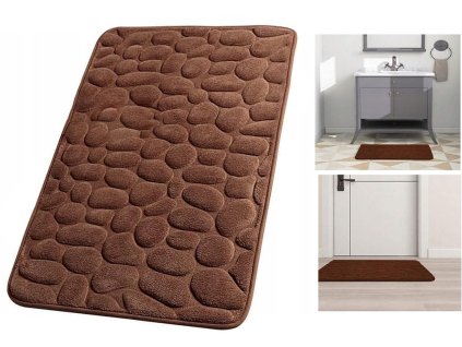 KOUPELNOVÁ PŘEDLOŽKA 50X80 HNĚDÁ (50) GAB_B