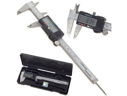Elektronický digitální posuvný měrka l150 lcd metal
