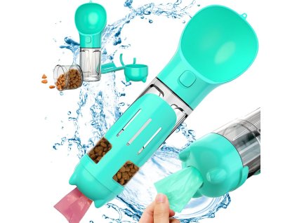 Napáječka pro psa kočku miska s krmítkem 300ml