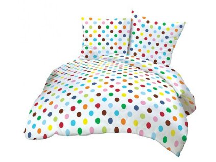 Povlak na polštář 50x60 bílý barevný kůrový 030A KK053 Kora 23