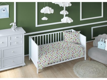 Dětský bavlněný povlak na polštář 70x80 beruška se zipem 3694 D KARO Dreamland