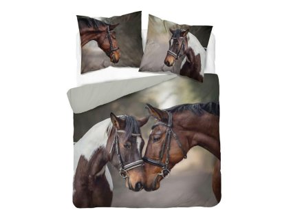 3D povlečení z mikrovlákna s motivem koně – 220x200 cm – Visuale 3D – vzor 4990 A