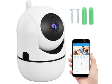 Ip kamera wifi elektronická chůva otočná hd audio domácí vnitřní