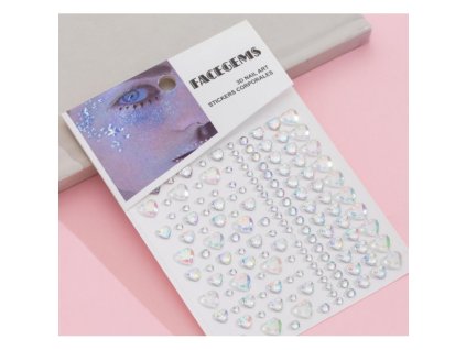 Samolepicí samolepky s krystaly ONT07