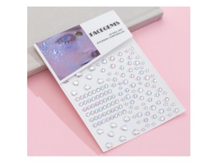 Samolepicí samolepky s krystaly ONT08