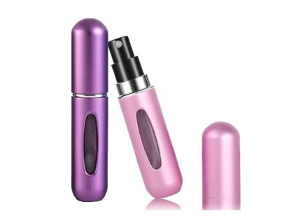 Sada 2 ks cestovních atomizérů na parfémy 5 ml dávkovací AK03