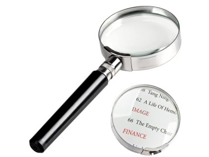 Klasické čítací sklo 75 mm