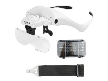 Profesionální okulárová lupa 4 led 3,5x