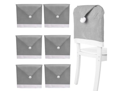 Potahy na židle Vánoce 6 ks