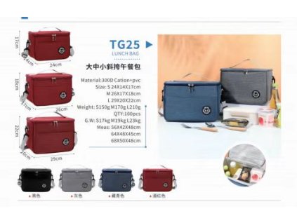 ČERNÁ TERMOTAŠKA TG25 (100)