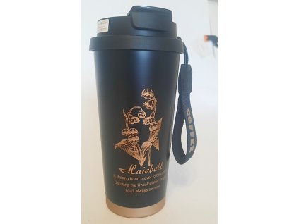 TERMOS HRNEK S POPRUHEM ČERNÝ (50) GAB_B