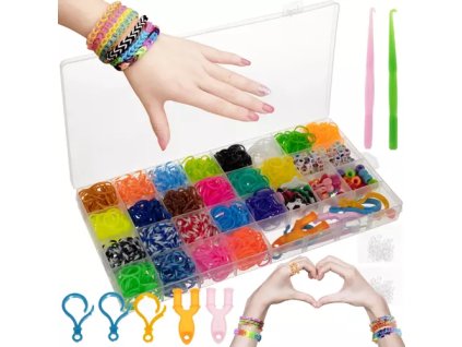 Gumičky na výrobu náramků DIY 18273