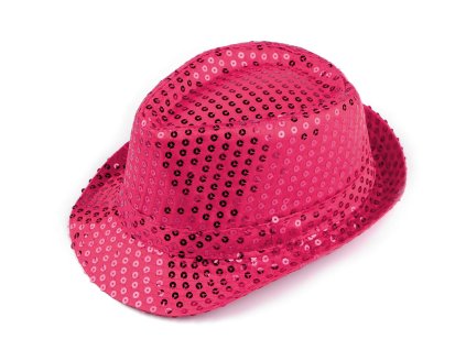 Klobouk s flitry na karneval a párty