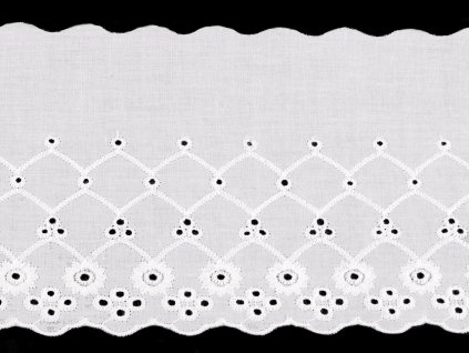 Bavlněná madeira - štykování šíře 12 cm