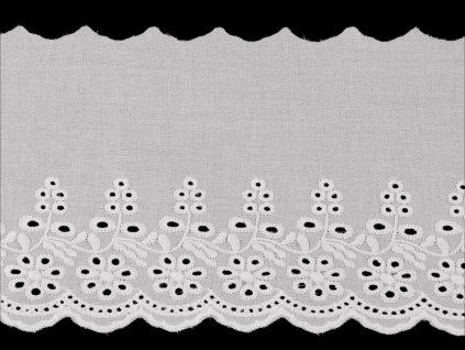 Bavlněná madeira - štykování šíře 13 cm