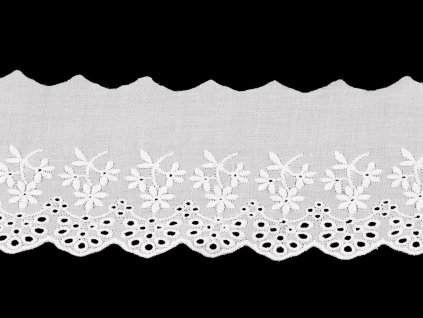 Bavlněná madeira - štykování šíře 80 mm