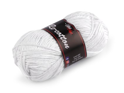 Bavlněná pletací příze Re-Cotton 50 g
